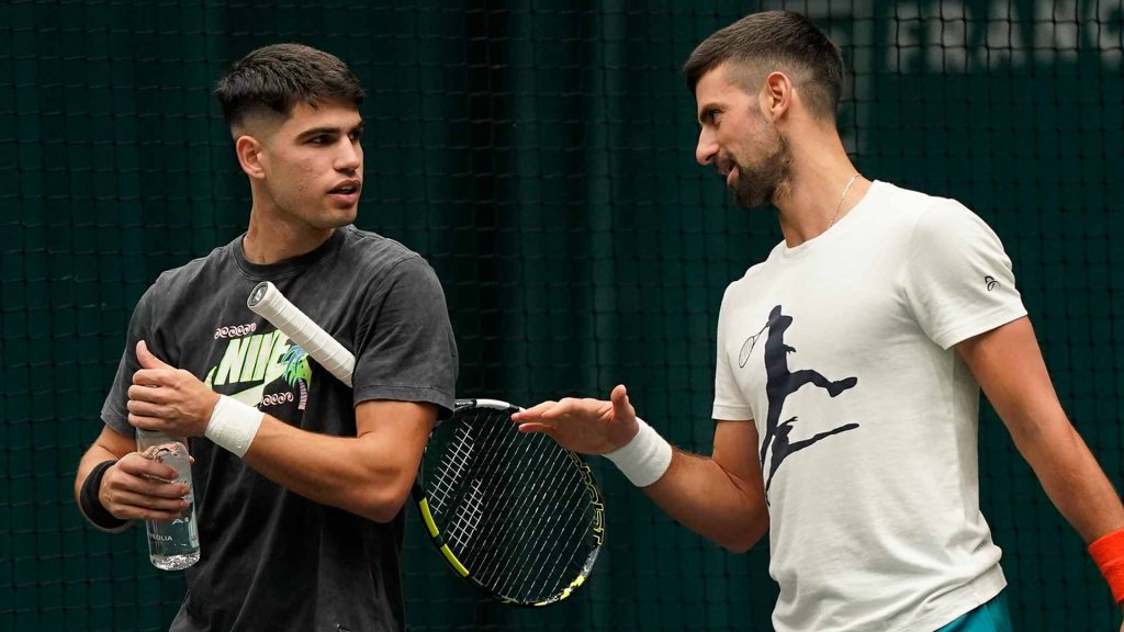 alcaraz-djokovic-paris-2023-practice