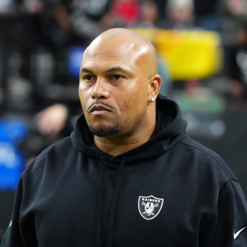 las-vegas-raiders-interim-coach-antonio-pierce-watches-the-game-against-the-kansas-city-chiefs-in-the-first-half-at-allegiant-stadium