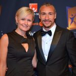 Magdalena and Henrik Larsson in Jan 2014