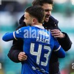 rangers-manager-danny-rohl-greets-nicolas-raskin-following-the-william-hill-premiership-match-at-celtic-park-glasgow-picture-date-saturday-january-3-2026-3ddt7ae