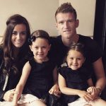 Northern Ireland captain Steven Davis with wife Tracey and daughters Chloe and Kaia (2)