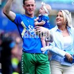 everton-goalkeeper-jordan-pickford-left-his-wife-megan-pickford-and-their-daughter-at-the-end-of-the-premier-league-match-at-goodison-park-liverpool-picture-date-saturday-may-11-2024-2x5wk28
