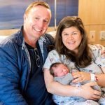 Kevin and Jennifer Philips with baby Evelyn_New Year’s baby 2024