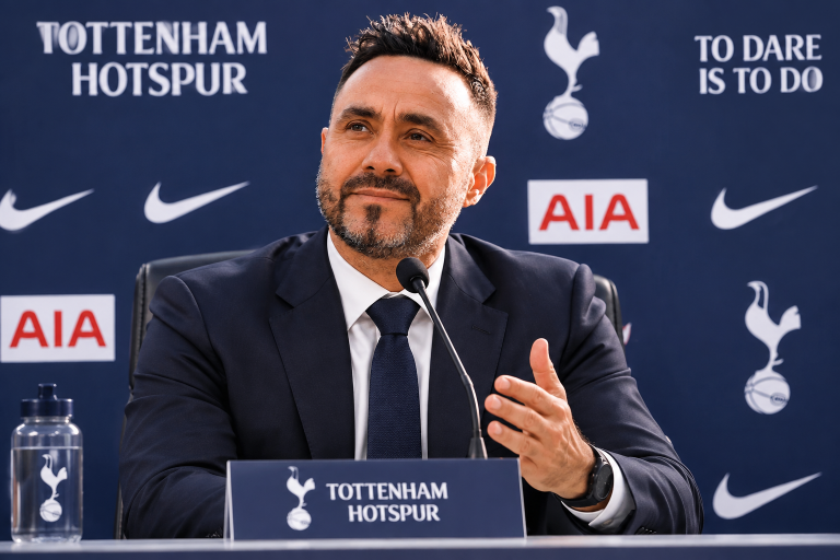 BOMBSHELL ANNOUNCEMENT; Tottenham Hotspur FC manager Roberto De Zerbi stuns the Entire squad with a shocking Decision as Captain Micky van de Ven publicly rejects the proposal…. See.. more